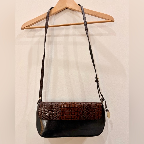 Brahmin Handbags - Brahmin DARIA Luxury Croc Embossed Leather Bag